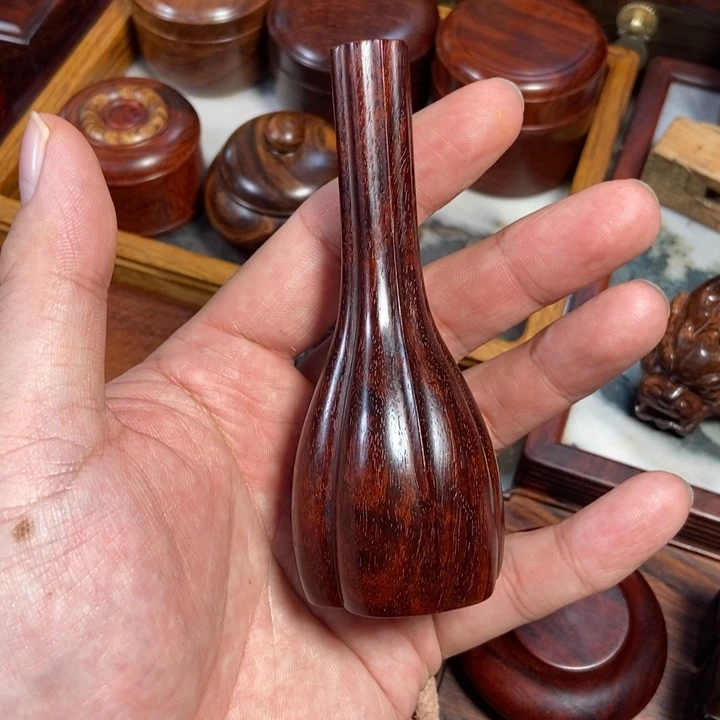 檀香紫檀（小叶紫檀）香道瓶花插