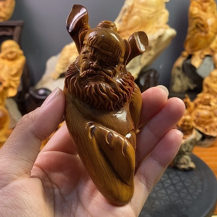 柏木崖柏钟馗手把