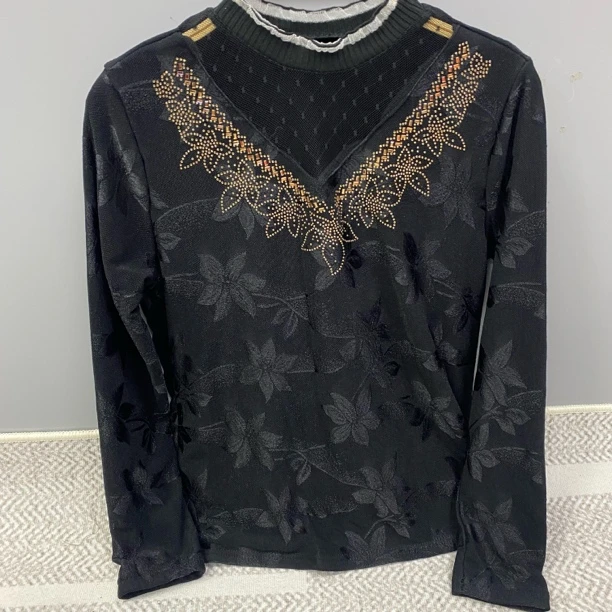 3896#新款女装时尚加绒上衣