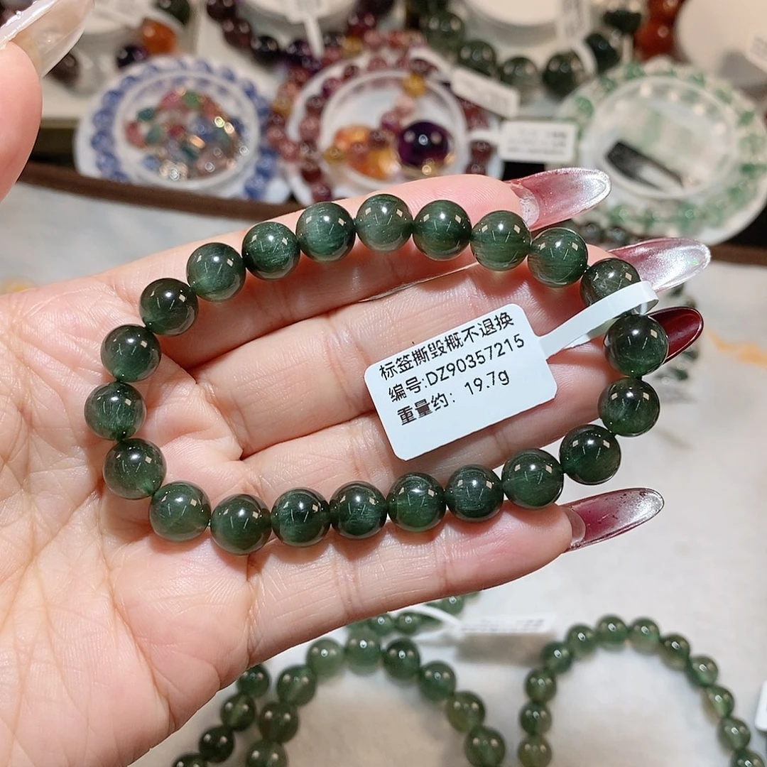 水晶手链未镶嵌颖*绿发晶