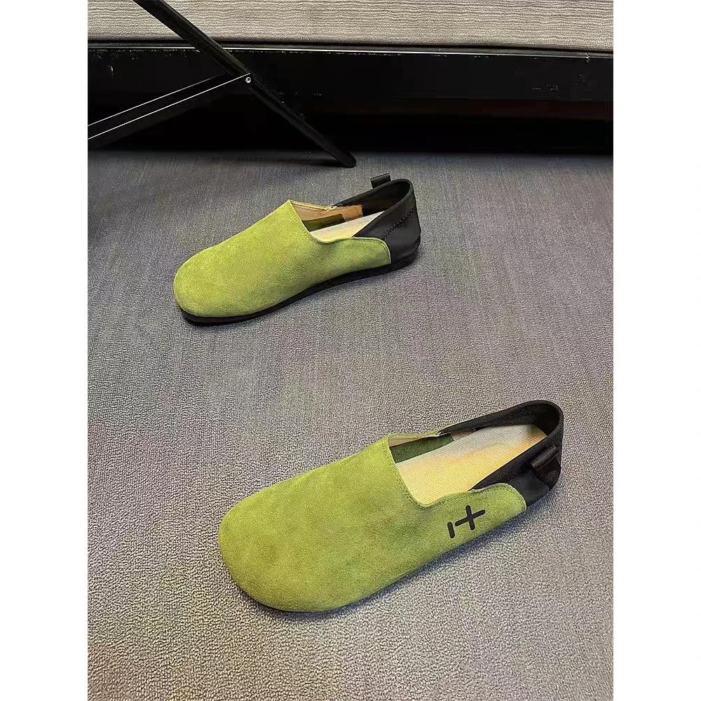 2025休闲舒适布鞋男夏季透气套脚休闲懒人一脚蹬干净感鞋子男款