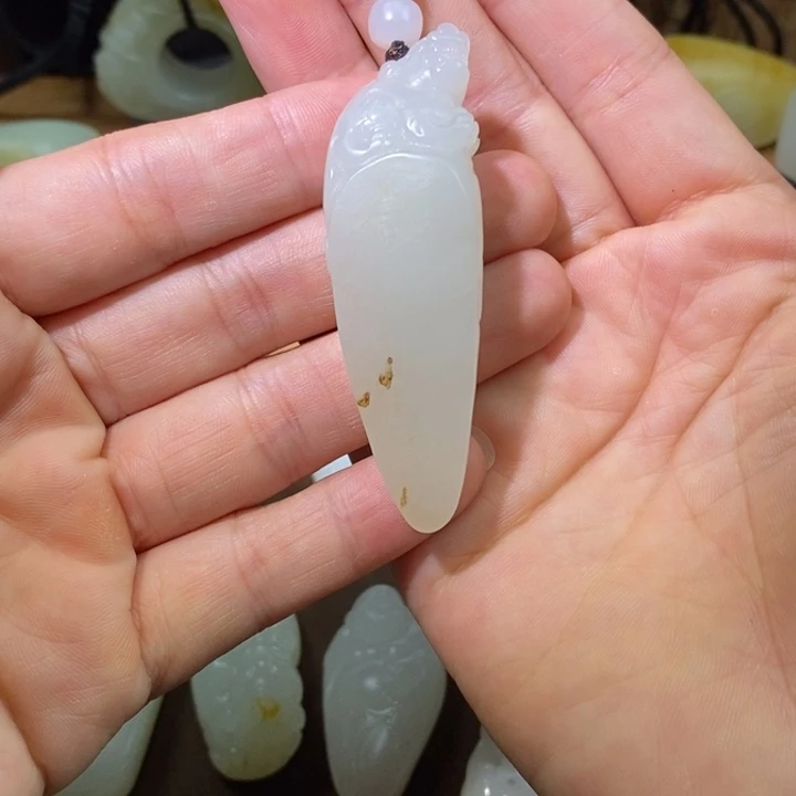 吊坠(不含链)未镶嵌和田玉