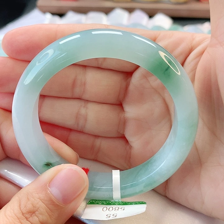 未镶嵌手镯翡翠55正