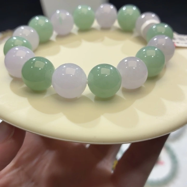 翡翠未镶嵌手链卡13.2