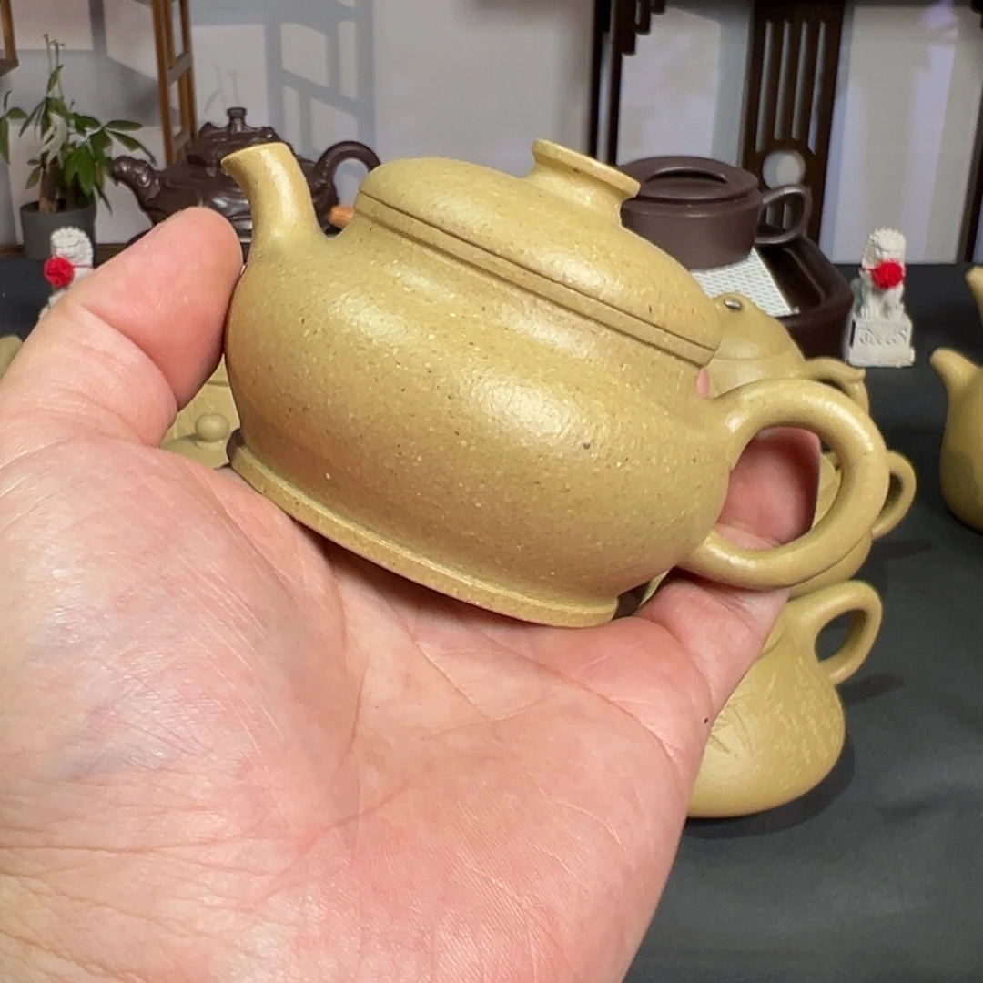 茶壶紫砂梨皮颂经微微瑕