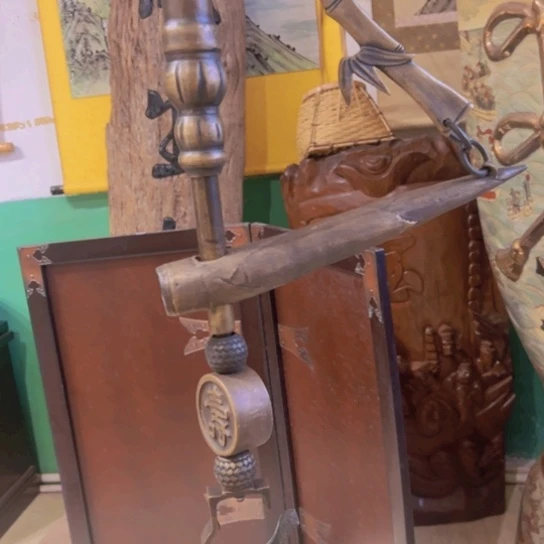 铜中古工艺品摆件