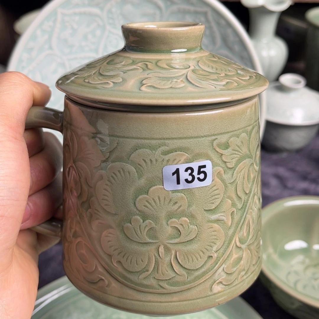 瓷手工茶漏杯微瑕 135 号