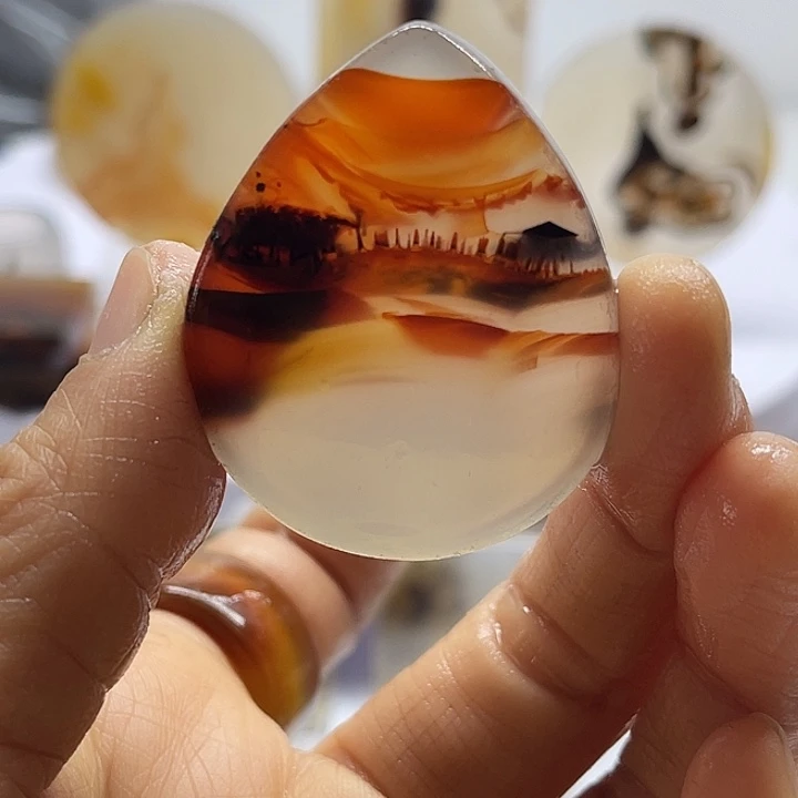 玛瑙/玉髓未镶嵌吊坠(不含链)