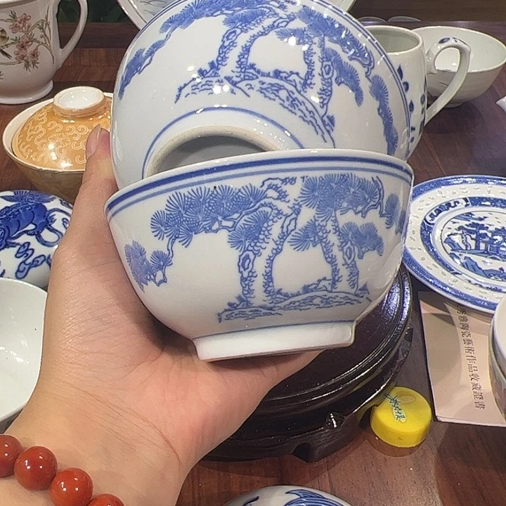 三***花瓷片景德镇陶瓷艺术