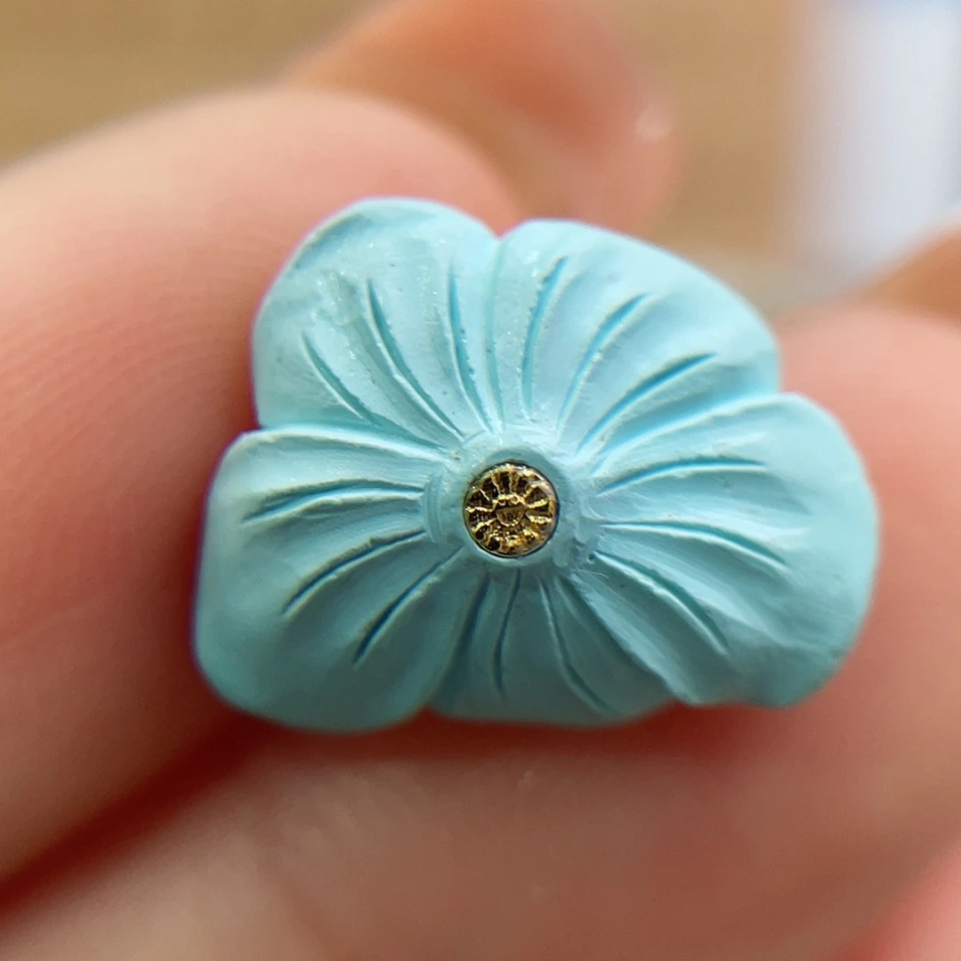 未镶嵌绿松石珠宝奇石