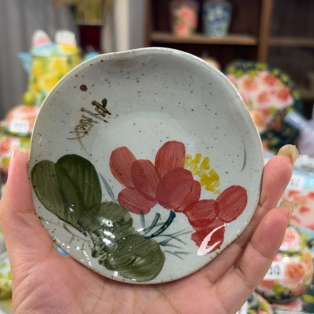 景德镇手绘高温釉下彩陶瓷茶具