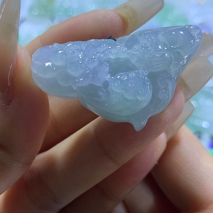 翡翠未镶嵌颈饰天然翡翠A货吊坠