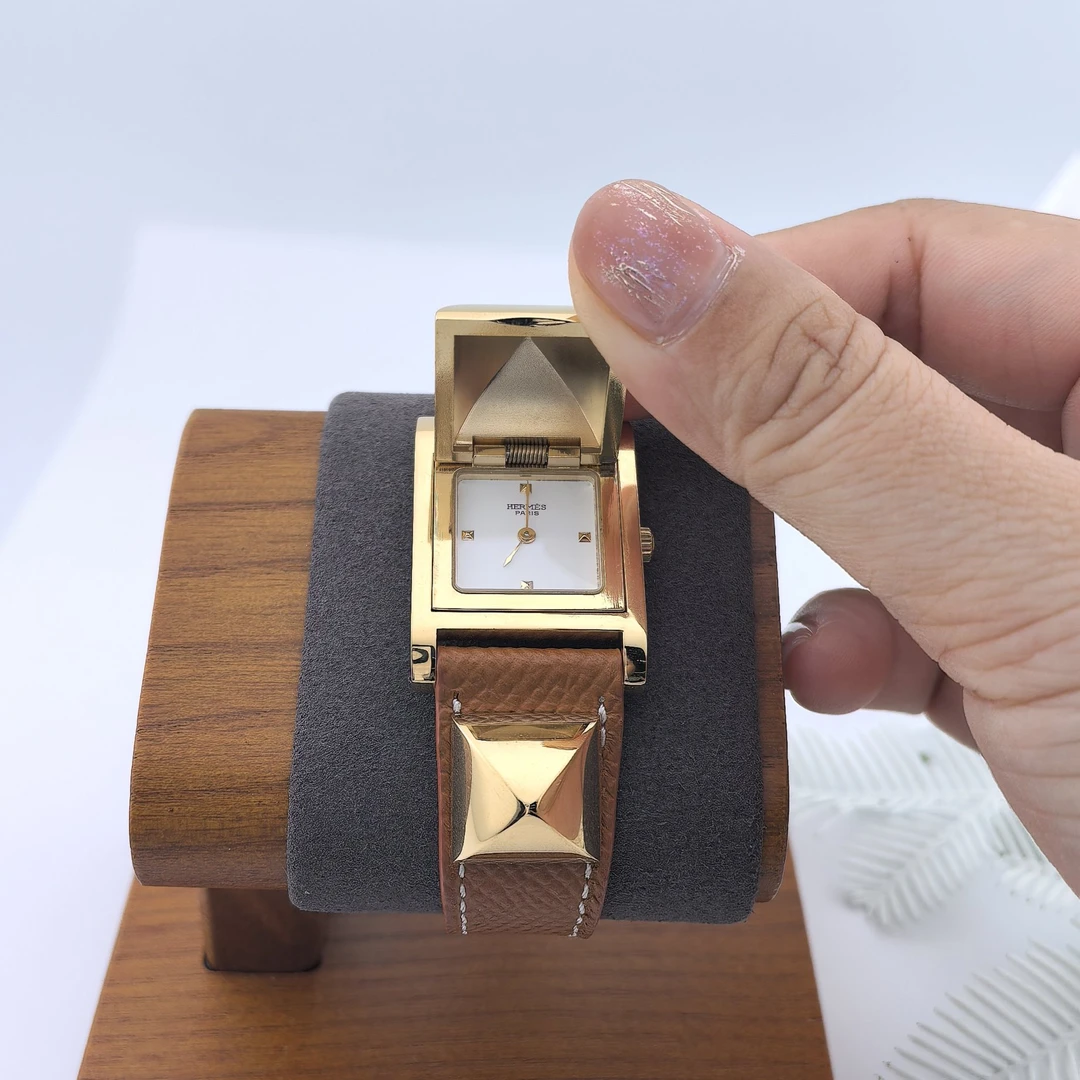 95新 Hermes/爱马仕 【重庆中古谢漂亮】爱马仕手表/23mm/01441