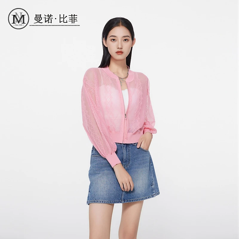 毛针织开衫薄款上衣MFBM113266