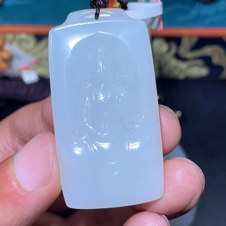 和田玉未镶嵌颈饰J