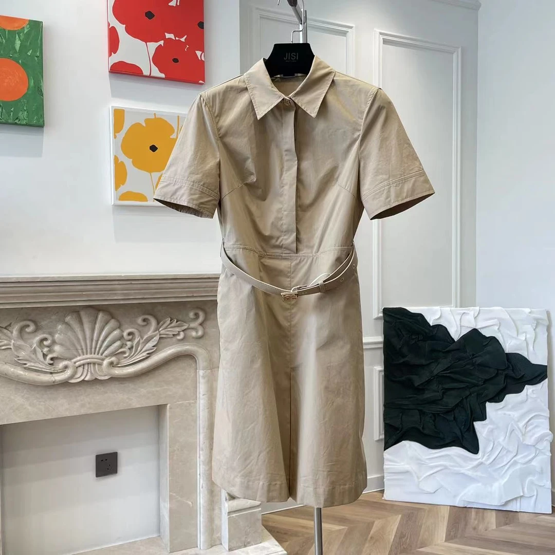 JISI皇家橡树休闲衬衫连衣裙-bt042