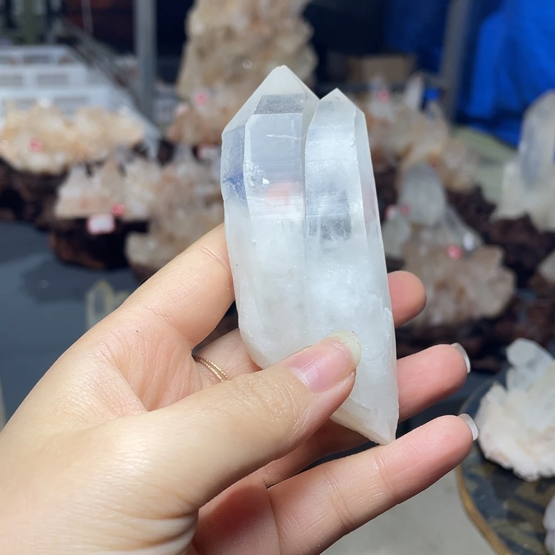 平***行银S925镶嵌珠宝半成品水晶