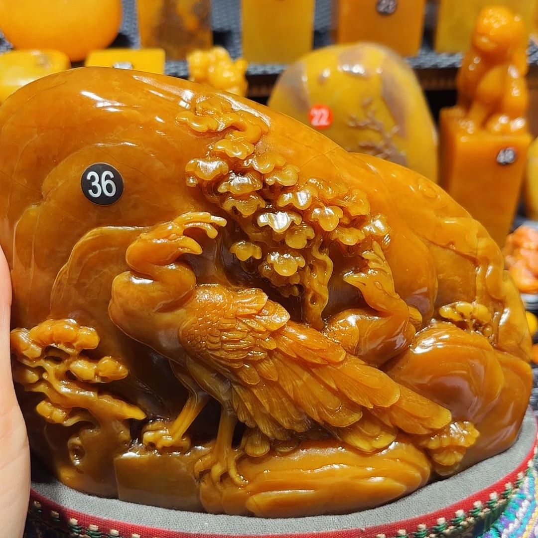 田黄石王*石雕石雕石雕