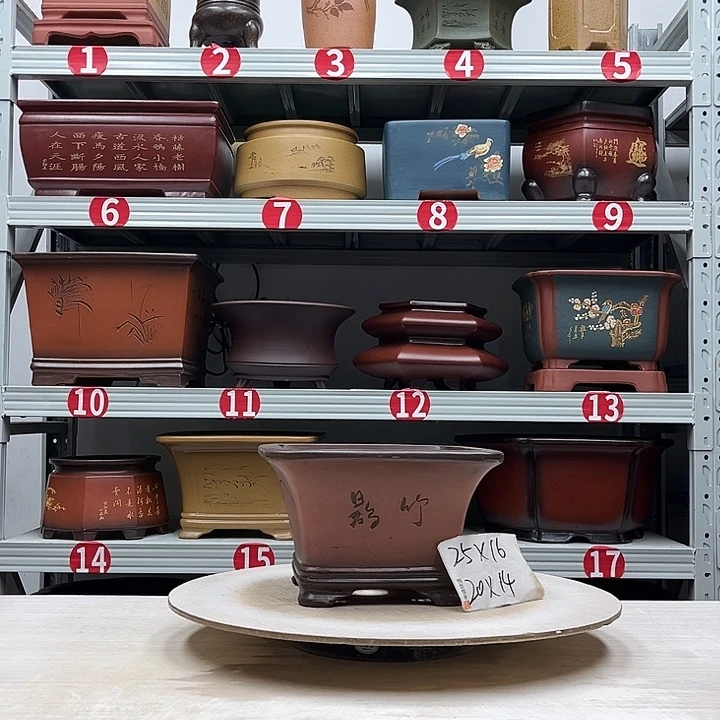 紫砂花盆紫砂花盆