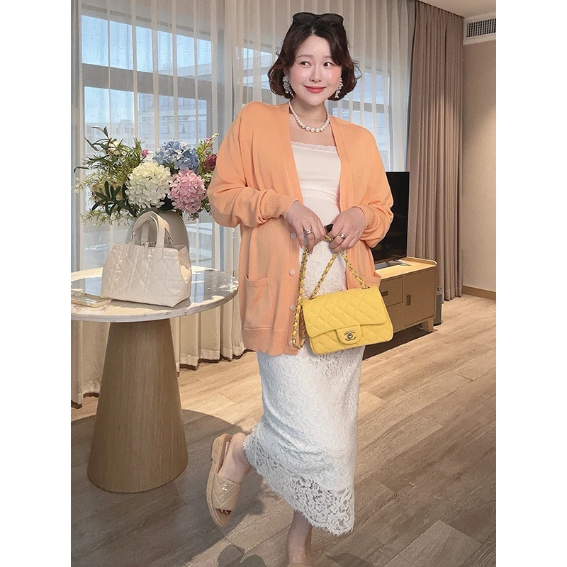 【双11清仓】【云舒暖阳】春季百搭修身v领长袖针织开衫Z525X02571