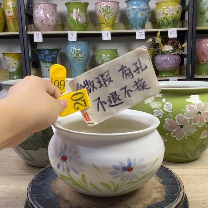 景德镇高温陶瓷花盆