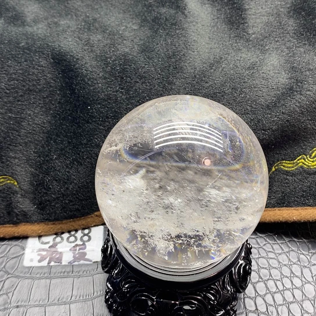 【闪购商品】水晶球未镶嵌水晶毛