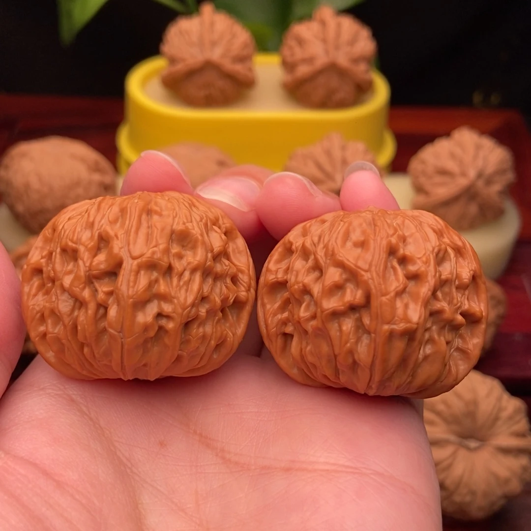 文玩核桃把件精品山地磨盘39