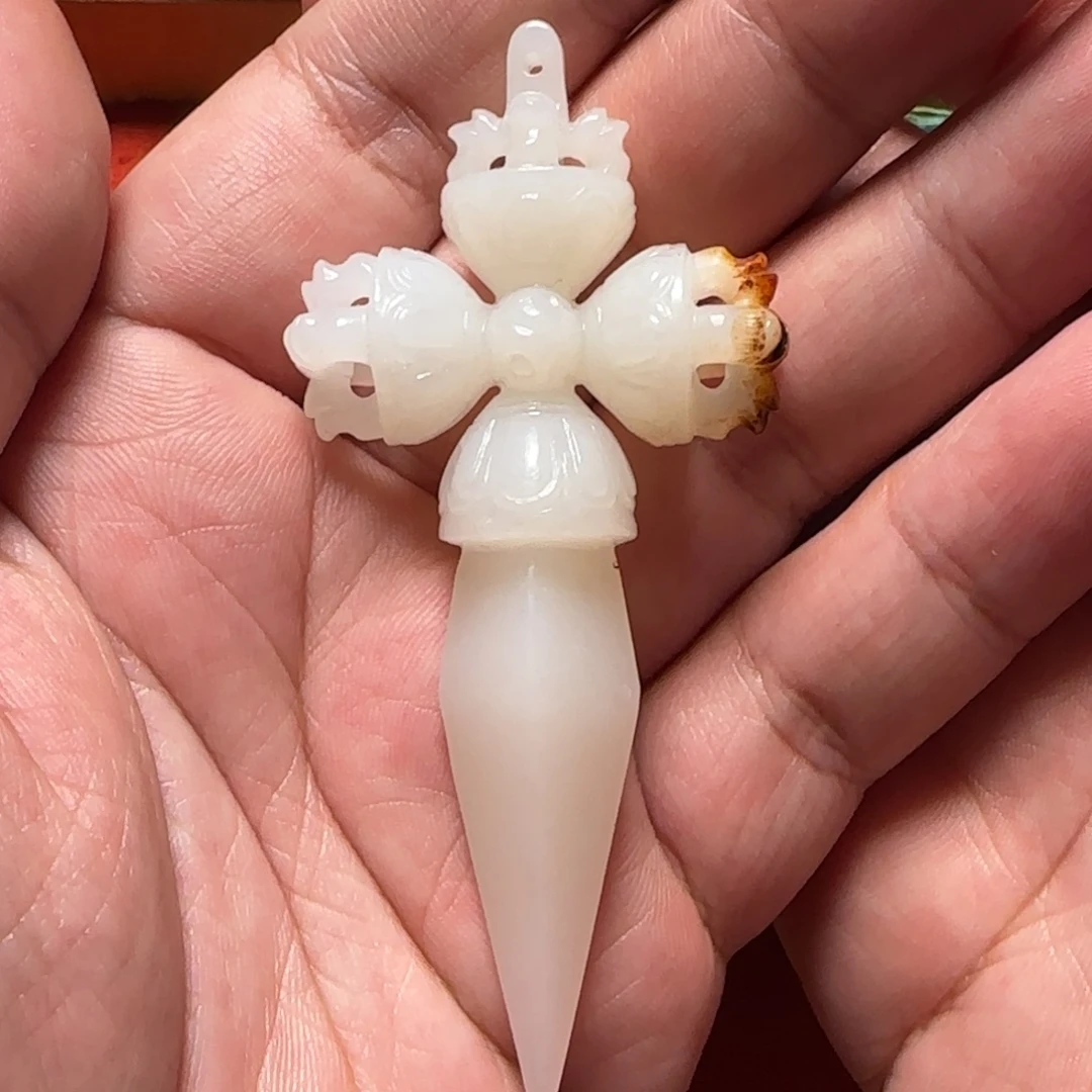 道***和田玉未镶嵌挂件