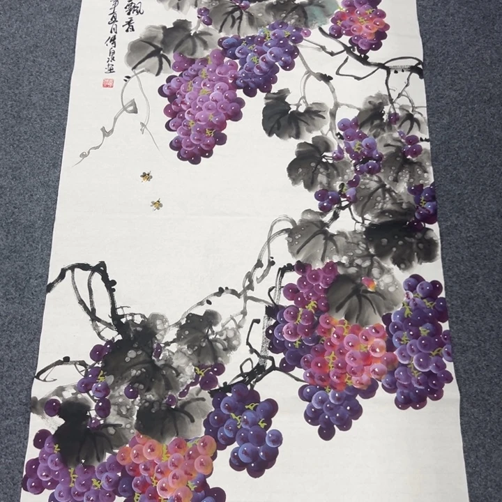 国画宣纸纯手绘字画