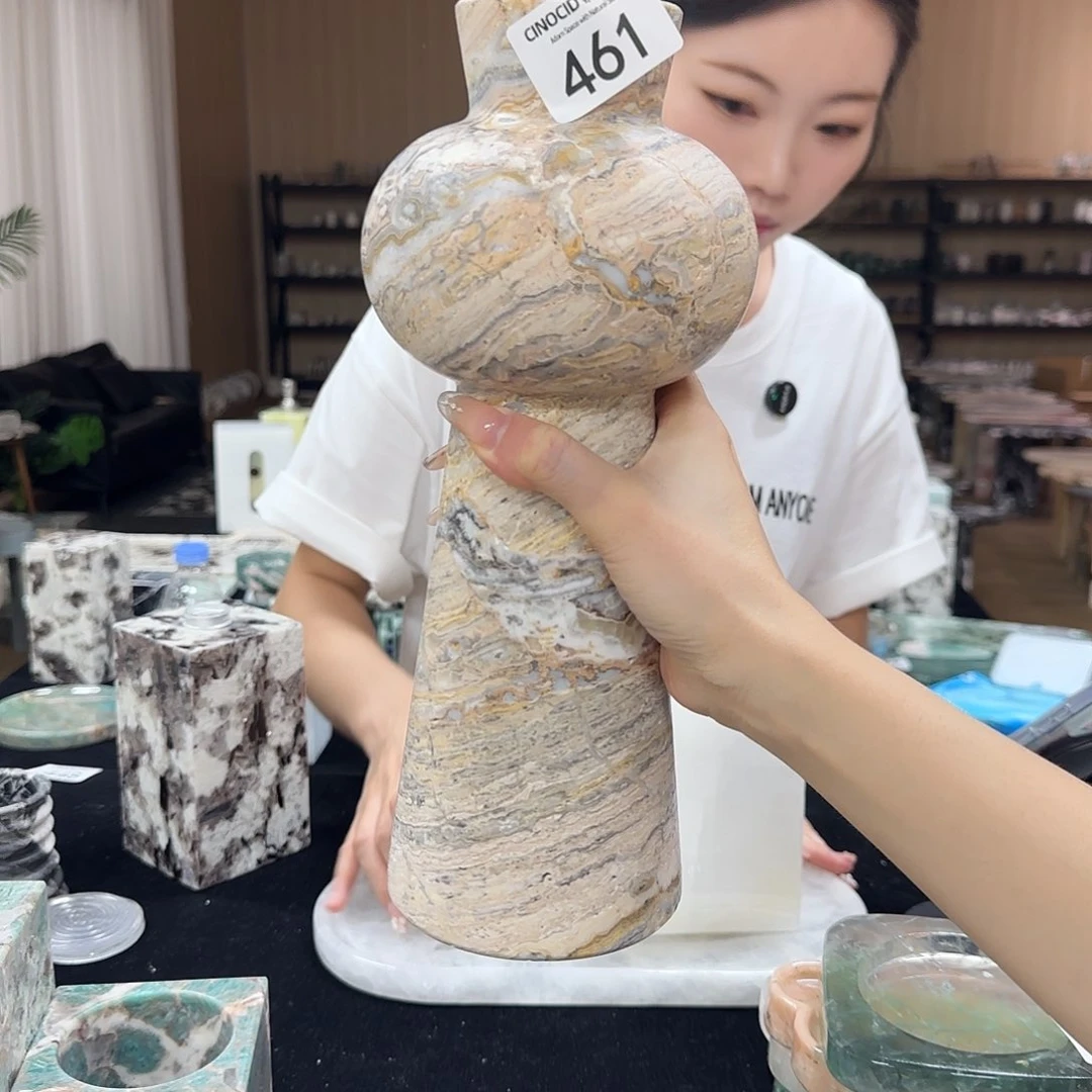 朝*?大漠流沙花瓶461