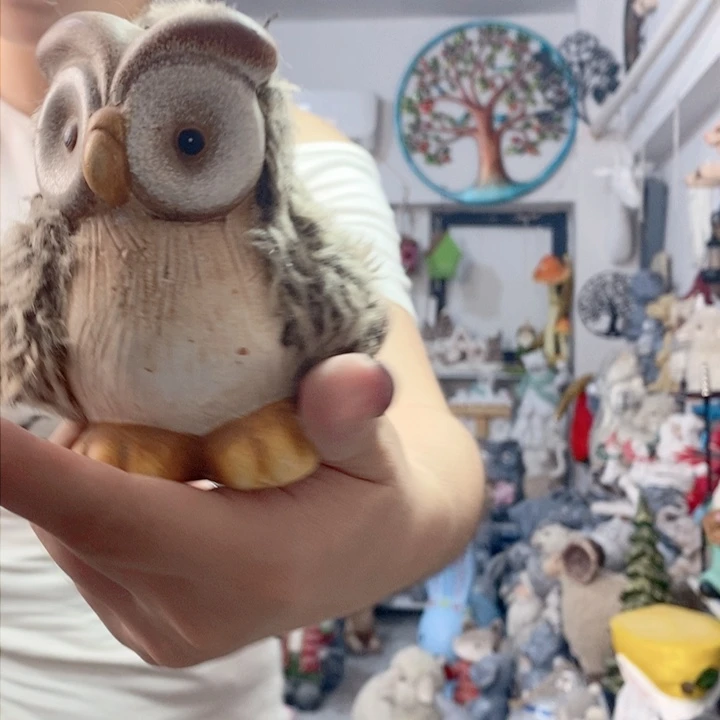 树脂小猫头鹰摆件