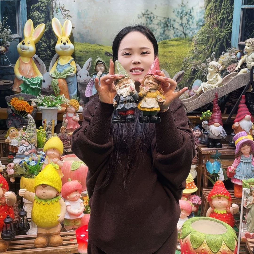 摆件花园摆件红红火火
