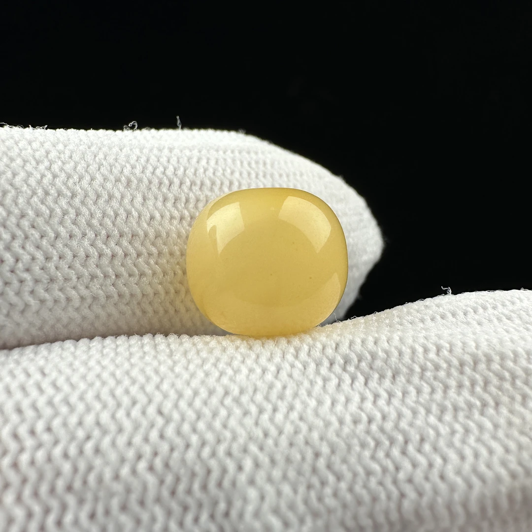 B9333天然原矿蜜蜡 【微瑕】墩子11.3*9.7mm 支持复检 假一罚十