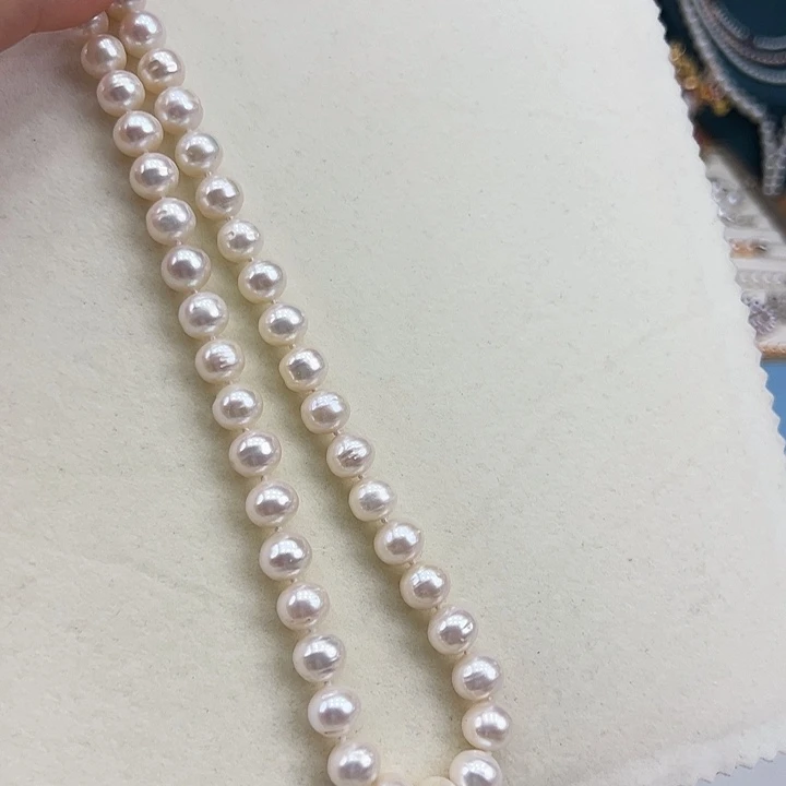 淡水珍珠未镶嵌项链➕9
