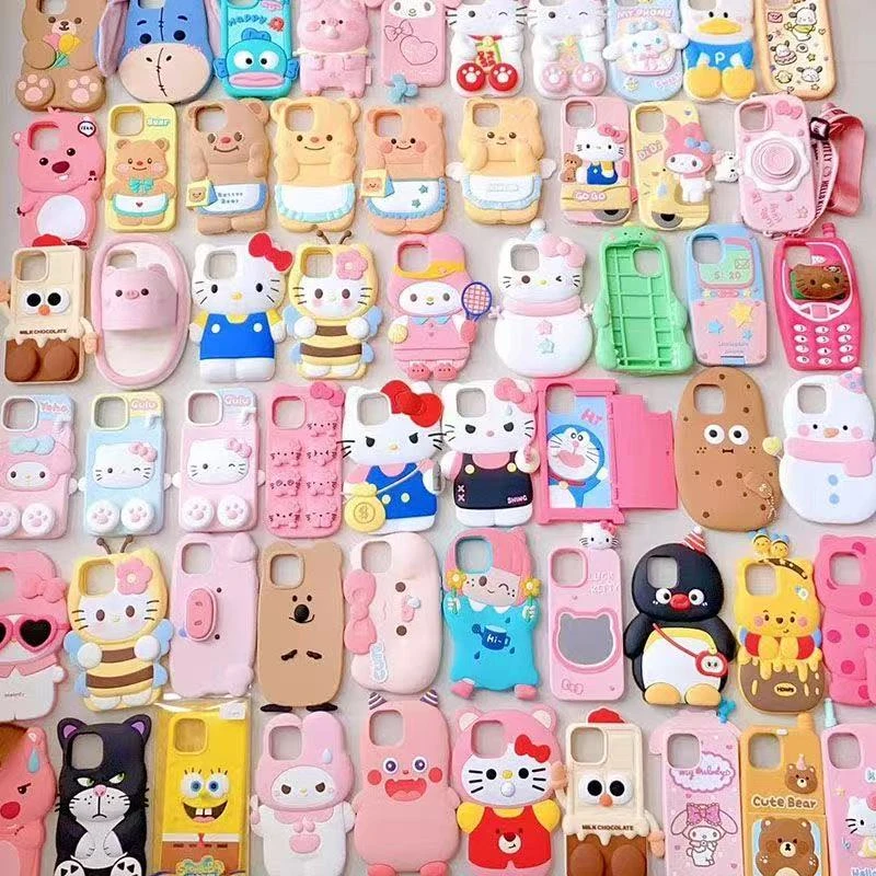 11卡通可爱硅胶适用简约表情16promax手机壳14全包13硅胶高颜值
