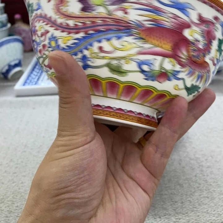 碗盘景德镇陶瓷厂生产的