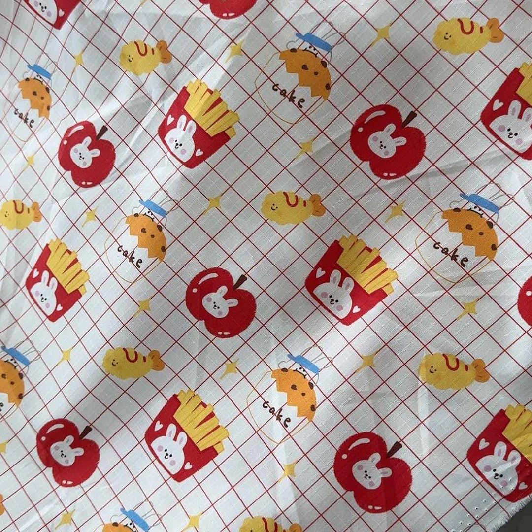 纯棉提花格子细帆布1米长X1.5米宽地卷C区