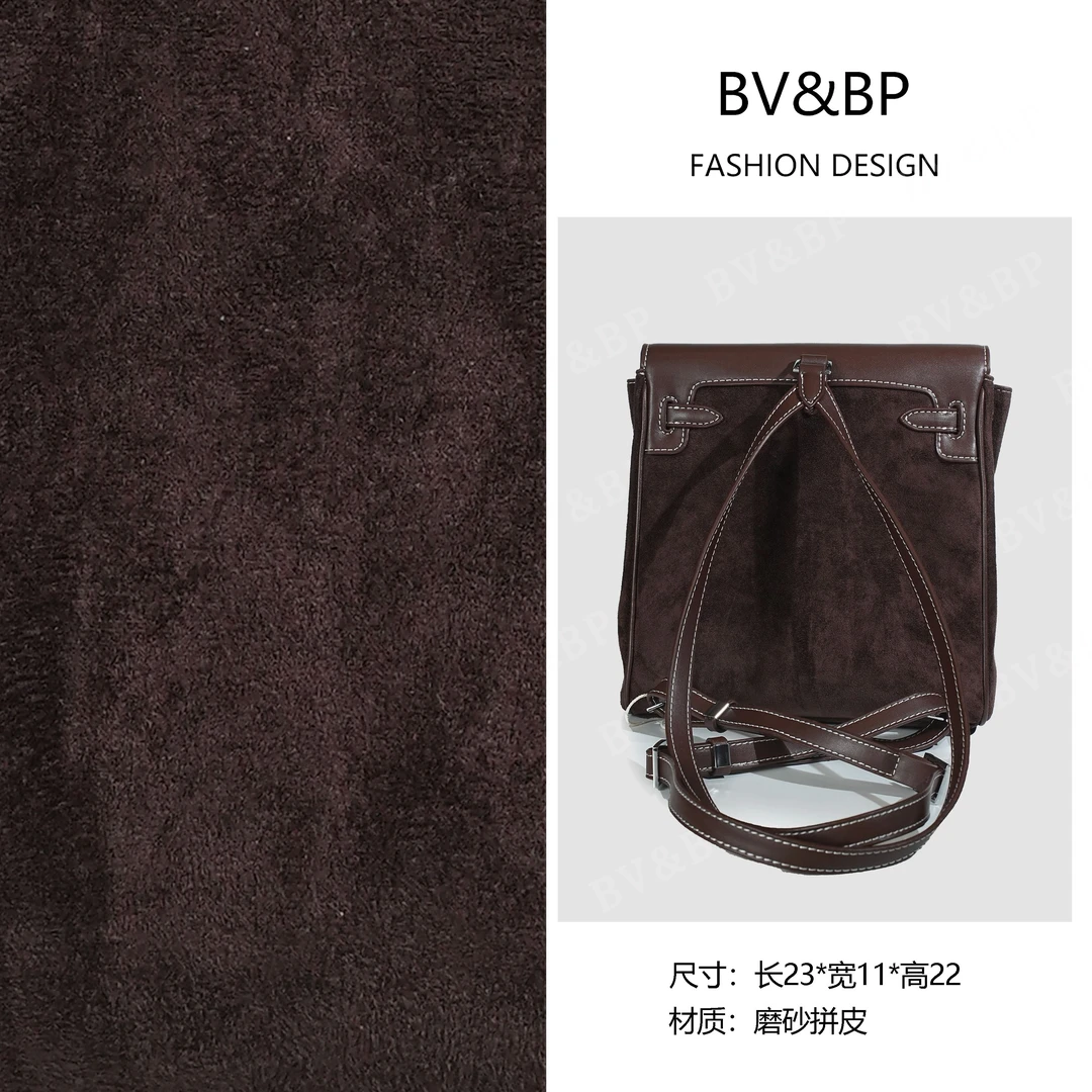 BV&BP· 原创设计 真皮高定手提单肩包   BV5521-乌木色