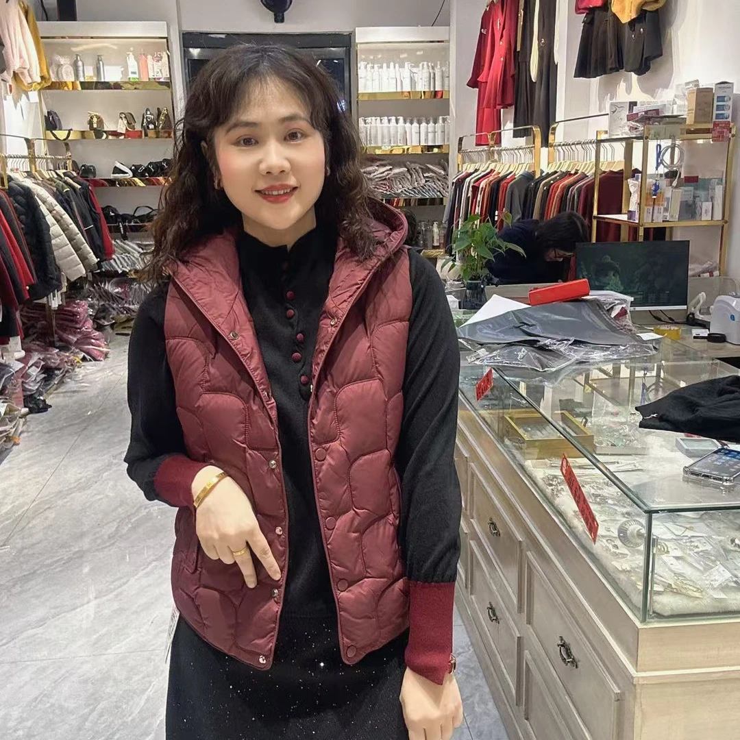 9908连帽休闲马甲60长