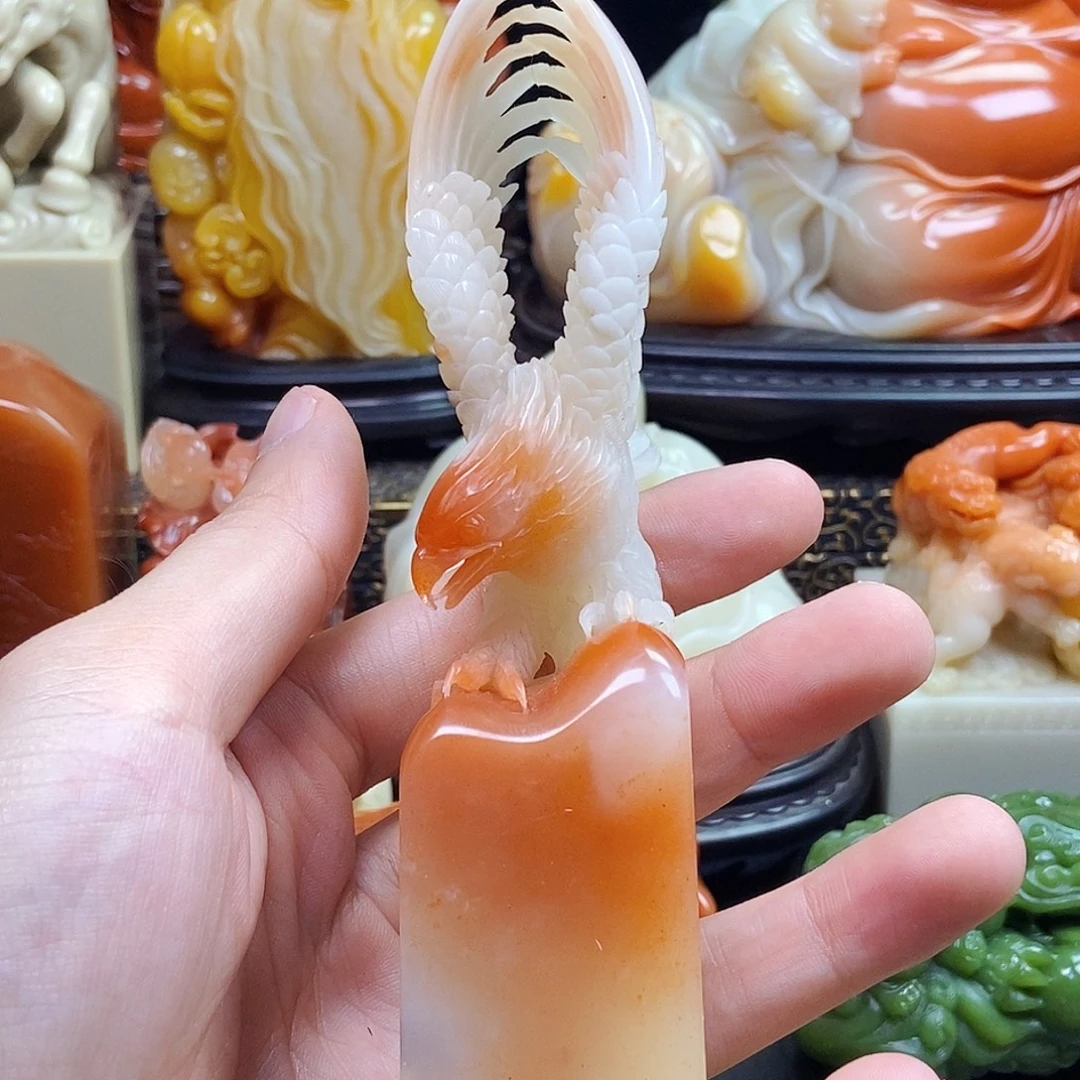 寿山石八方来财……