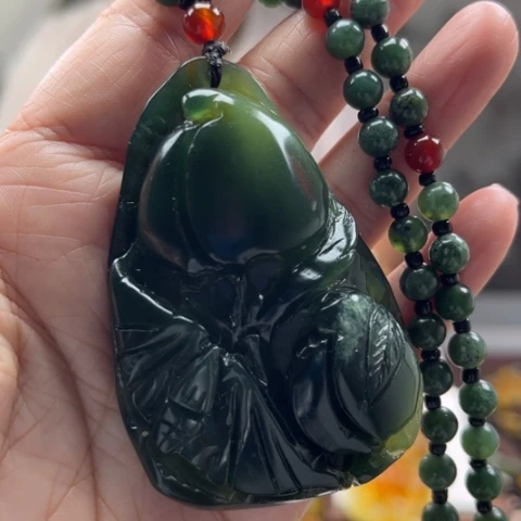 岫玉挂件未镶嵌挂件