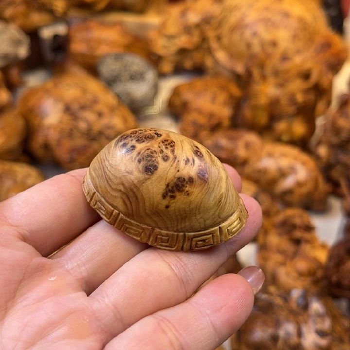 柏木太行陈化老料手把件