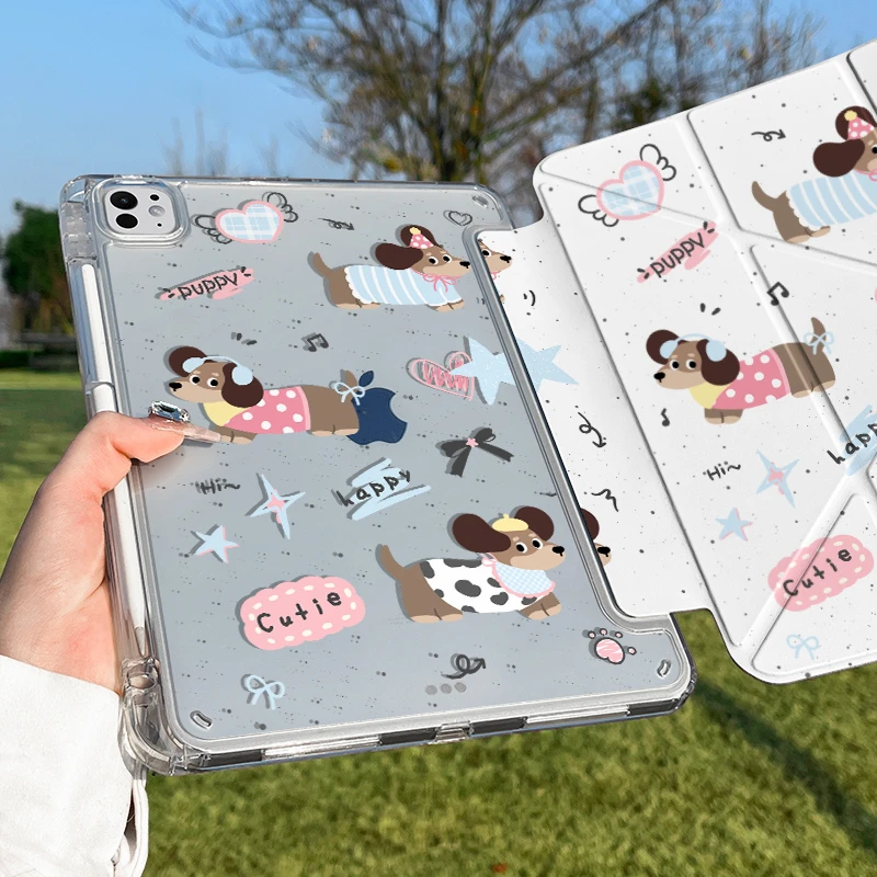 适用华为Mate pad Air 12保护套11.5“S可爱狗狗平板防摔保护壳Y折