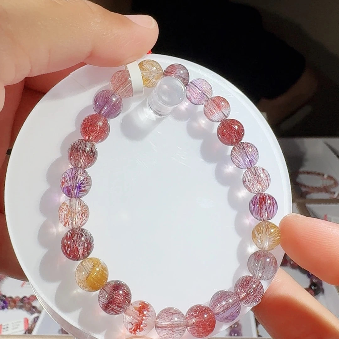 未镶嵌手链水晶7.8mm仙女超七手串