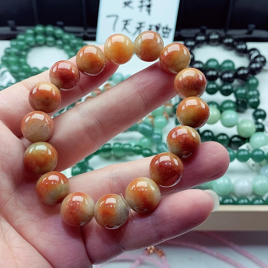 翡翠未镶嵌毛衣链