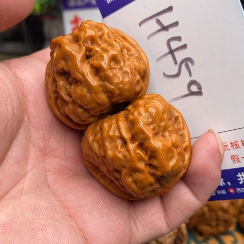 【闪购商品】文玩核桃把件边37蛤蟆