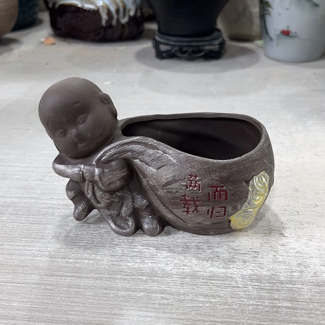 口径  陶瓷绿植多肉微瑕花盆