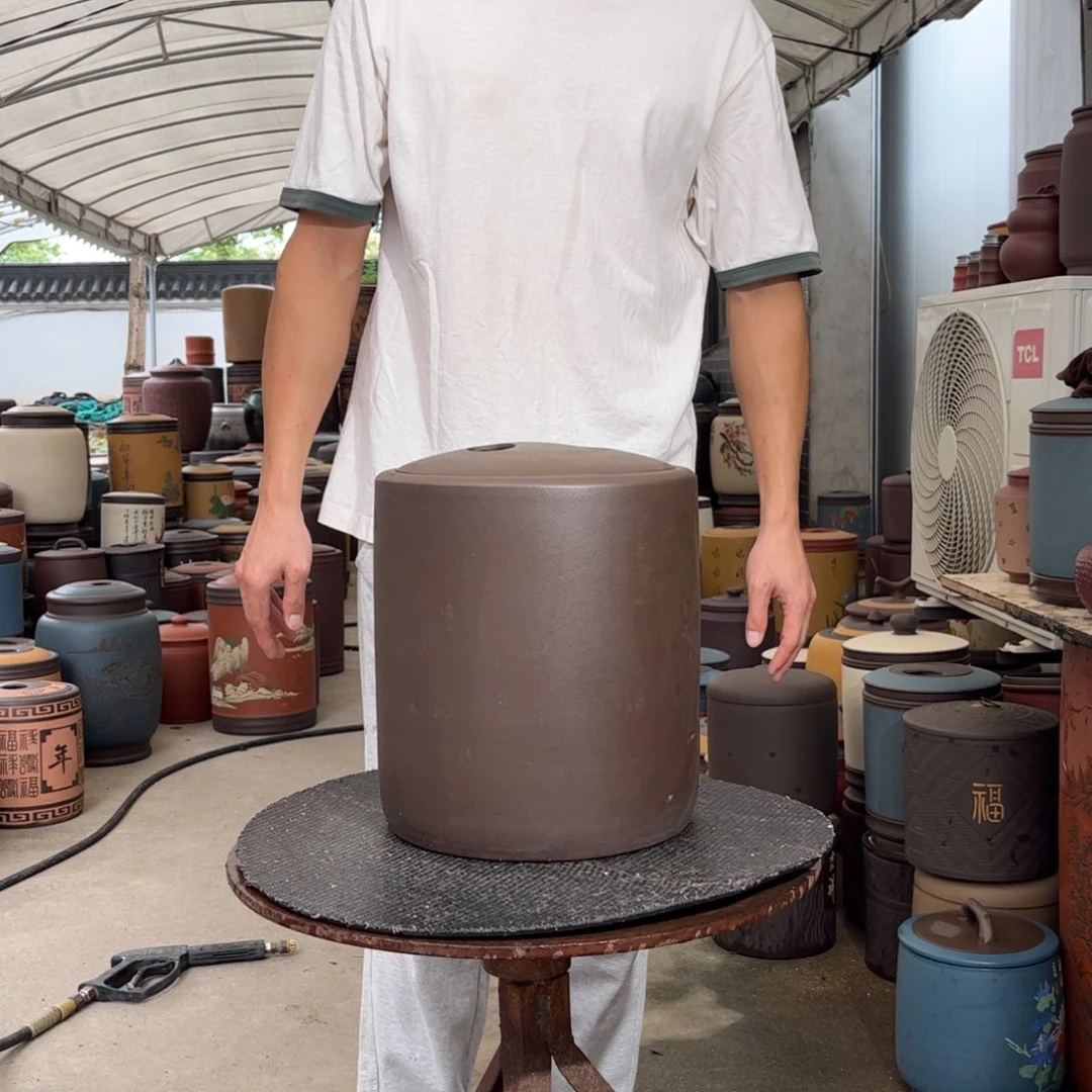 茶叶罐紫砂10 饼茶叶罐