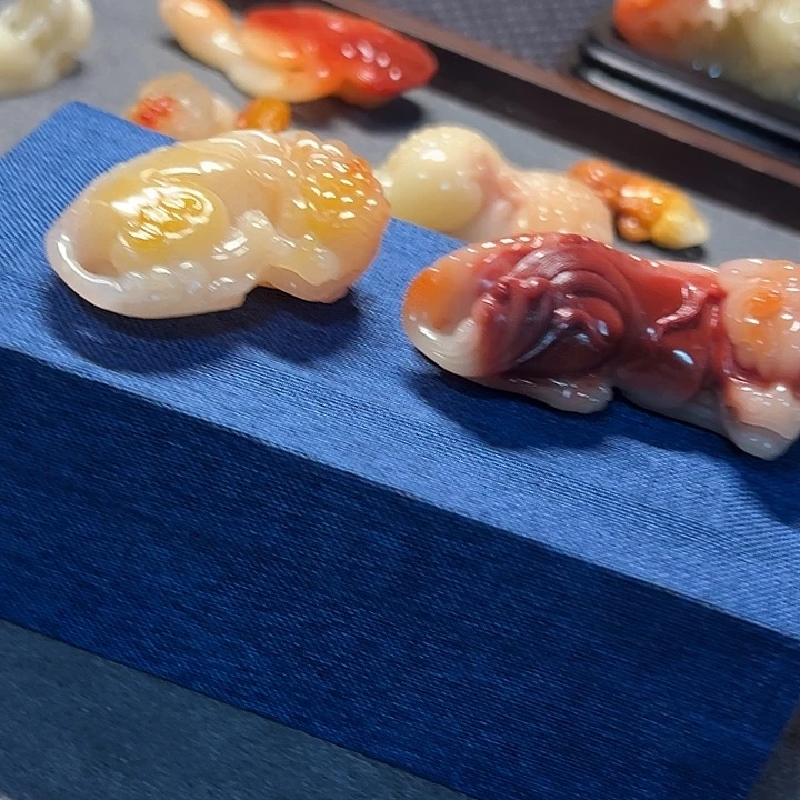 遇***o寿山石印石寿山石雕刻工艺精湛工艺精巧精细