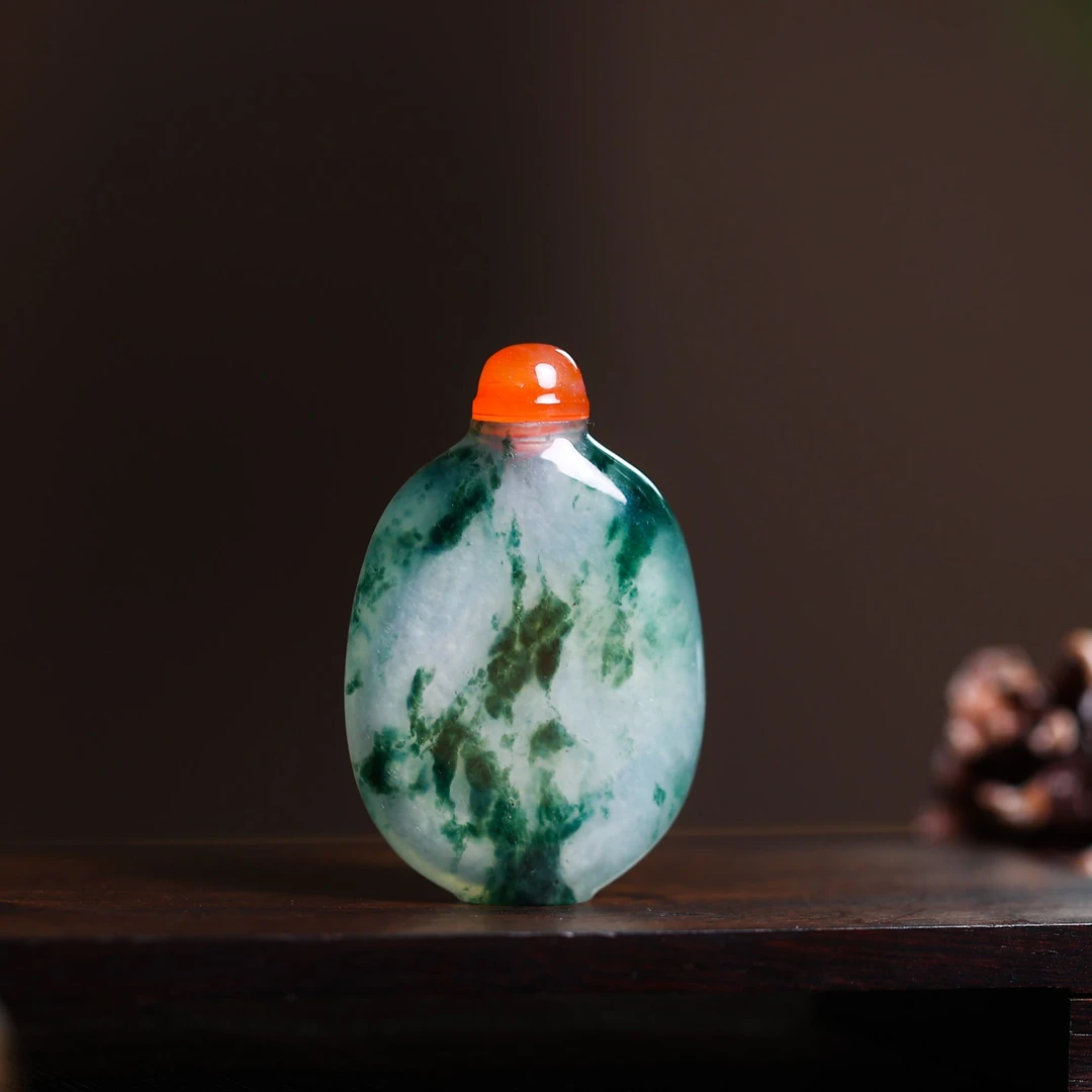 【庄家翡翠】鼻烟壶翡翠